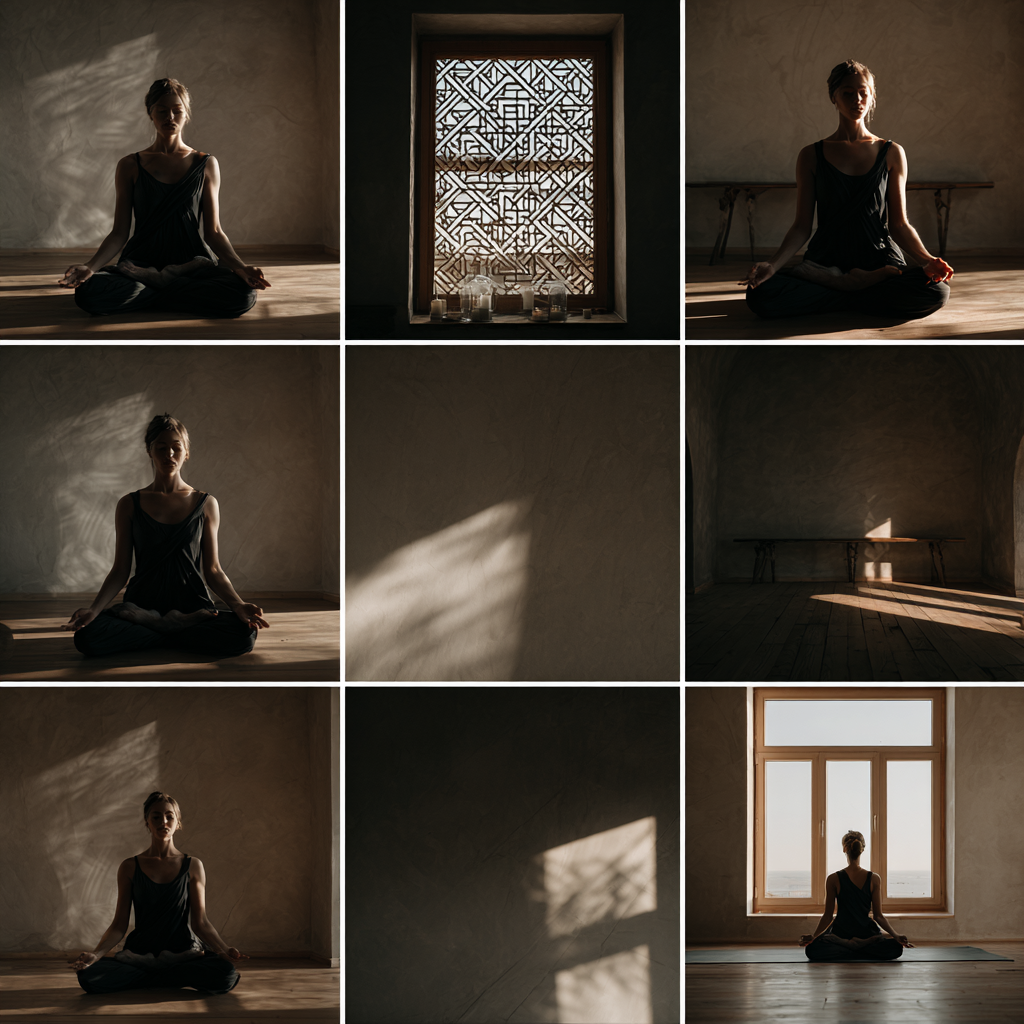 Step by step yoga guidance